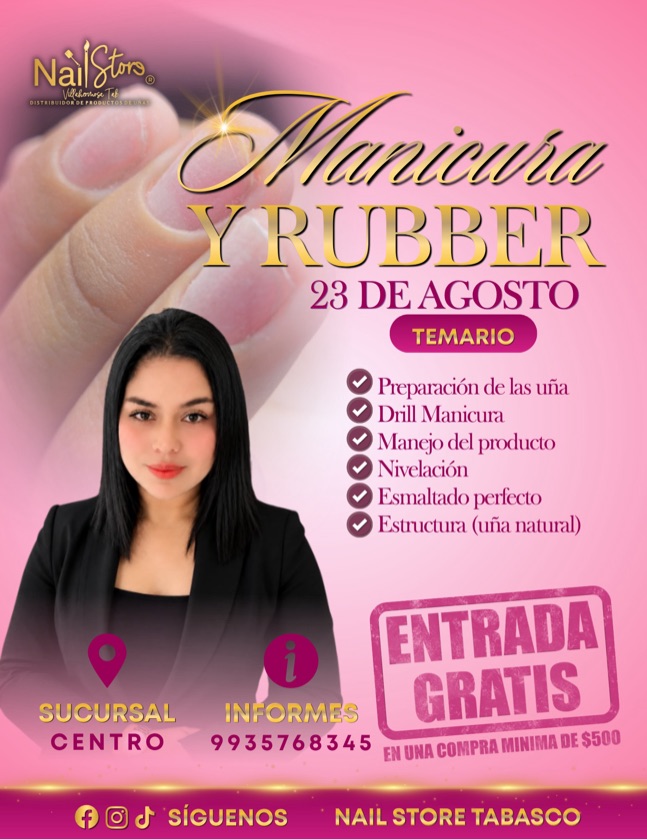 Manicura con Rubber CENTRO