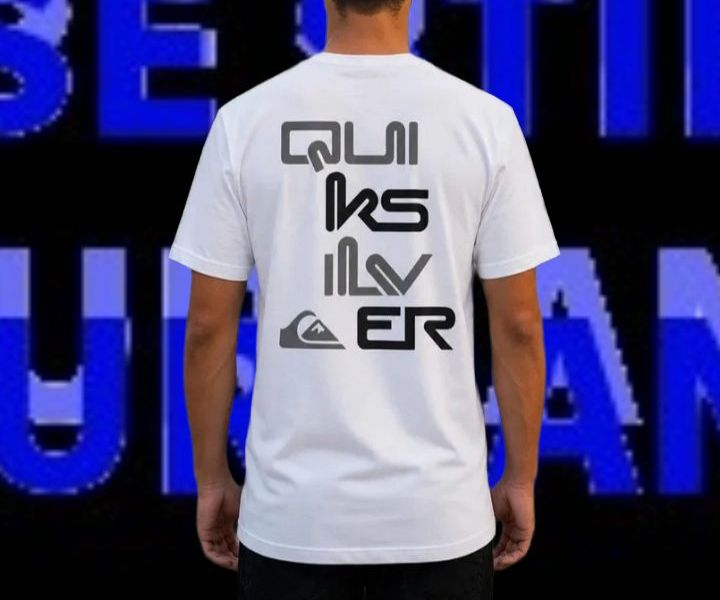 Camiseta QUIKSILVER 100% algodão