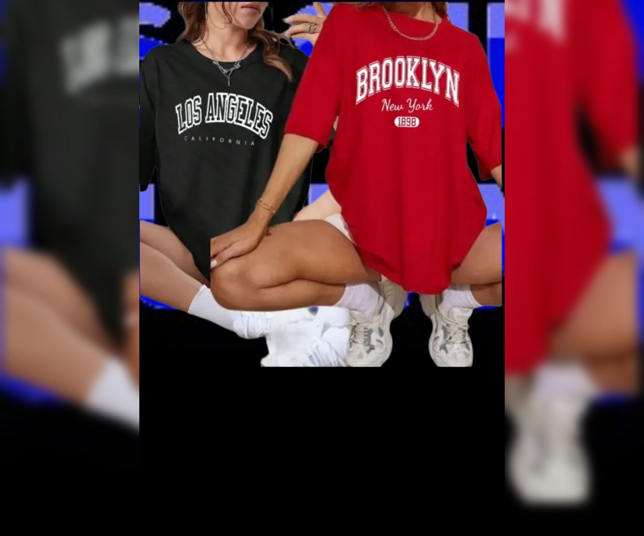 Camiseta oversized feminina