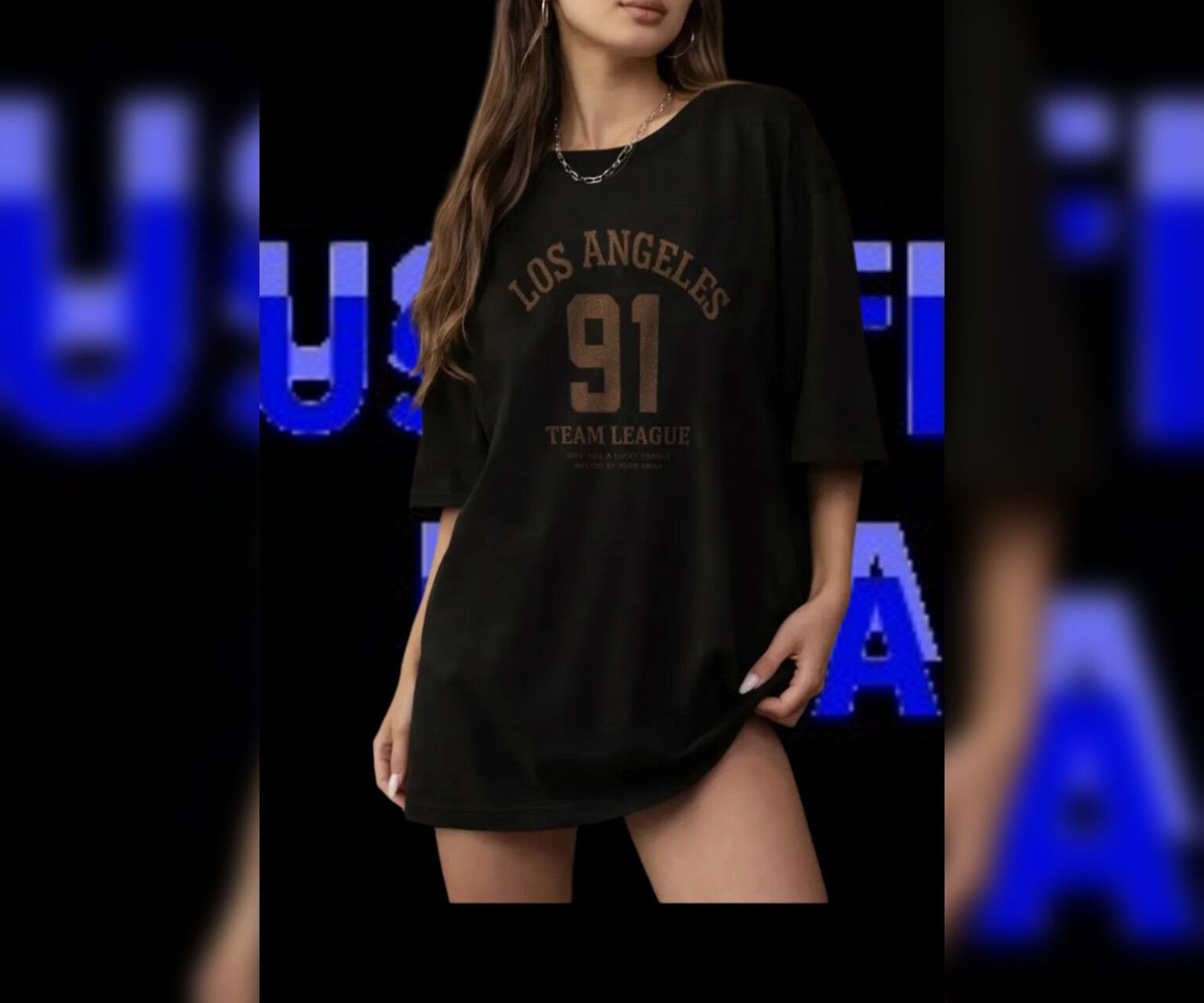 Camiseta Los Angeles feminina estilo