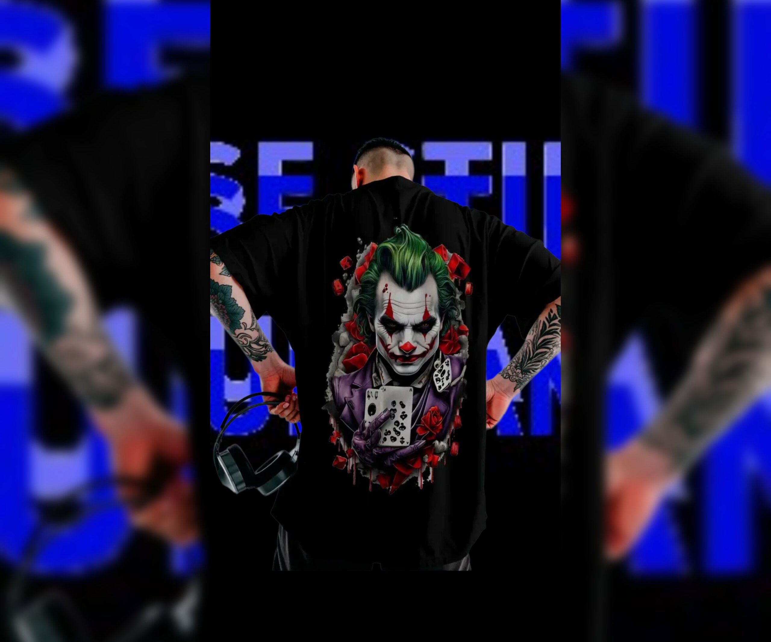 Camiseta oversized streetwear unissex