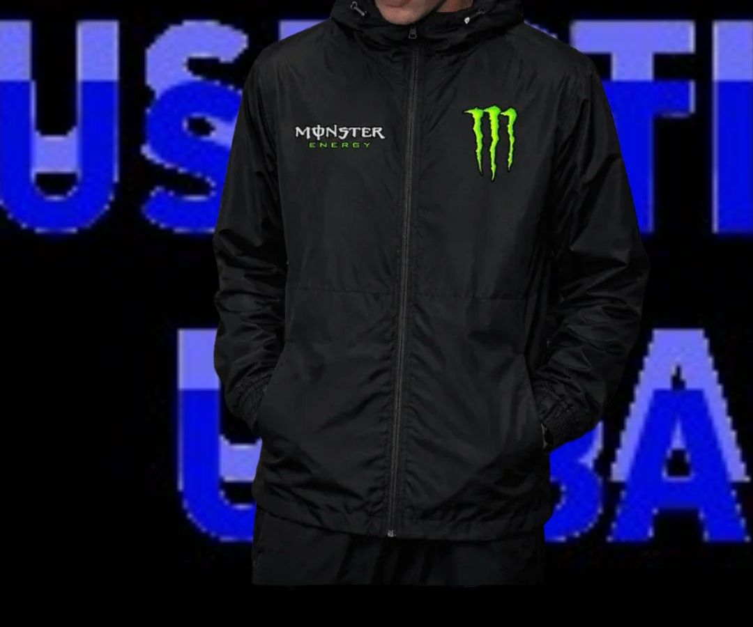 Jaqueta Monster corta vento unissex