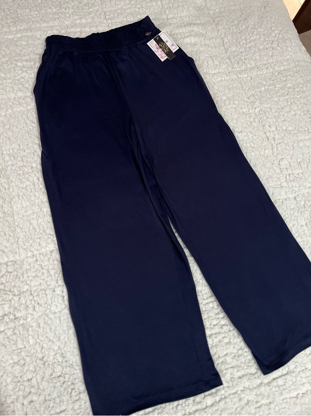 Calça pantalona PlusZize - azul marinho Tam. G1 44 ao 48