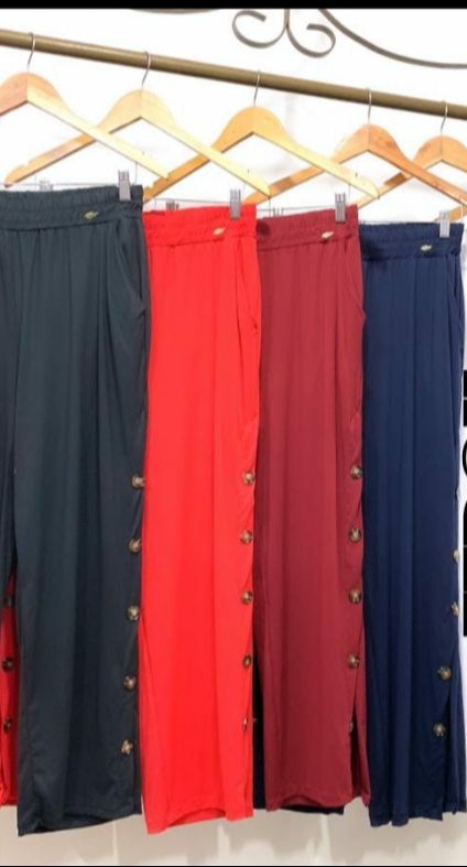 Calça pantalona PlusZize - azul marinho Tam. G1 44 ao 48