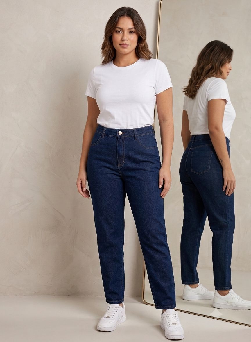 Calça Mom Jeans