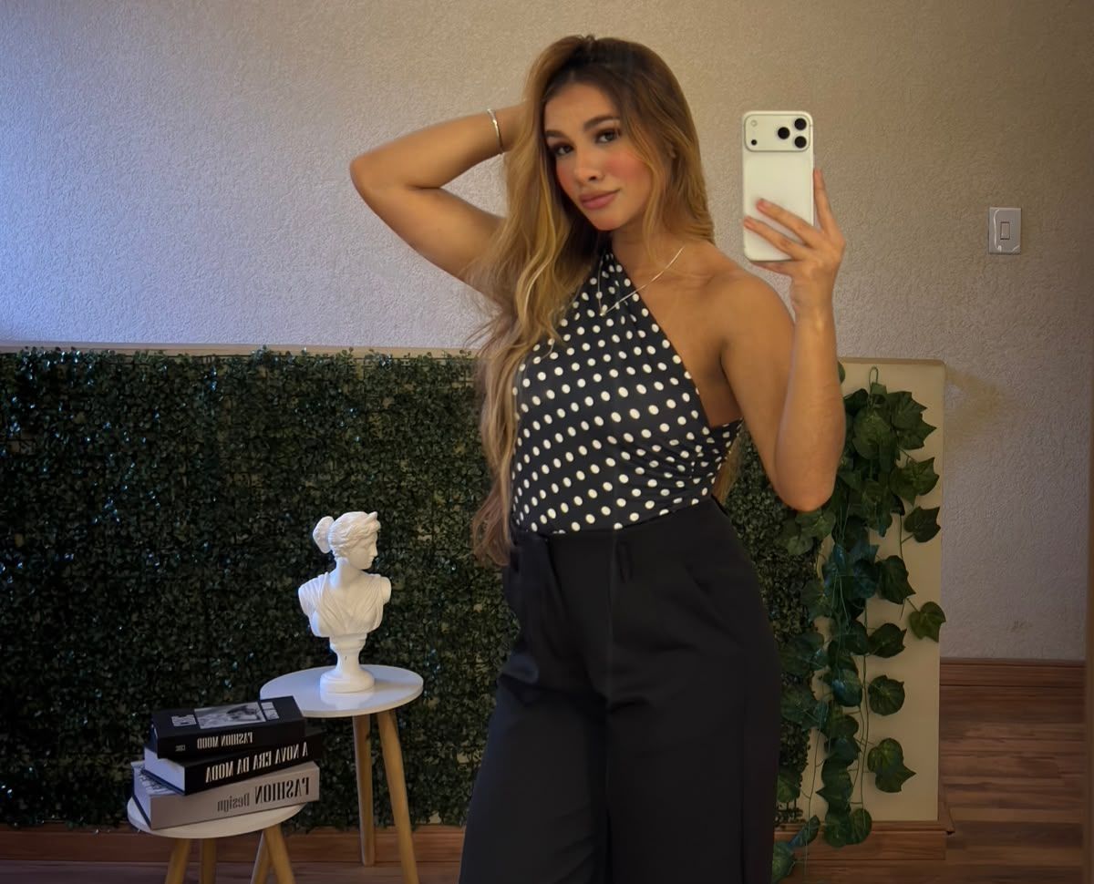 Body Nula Manga Poá