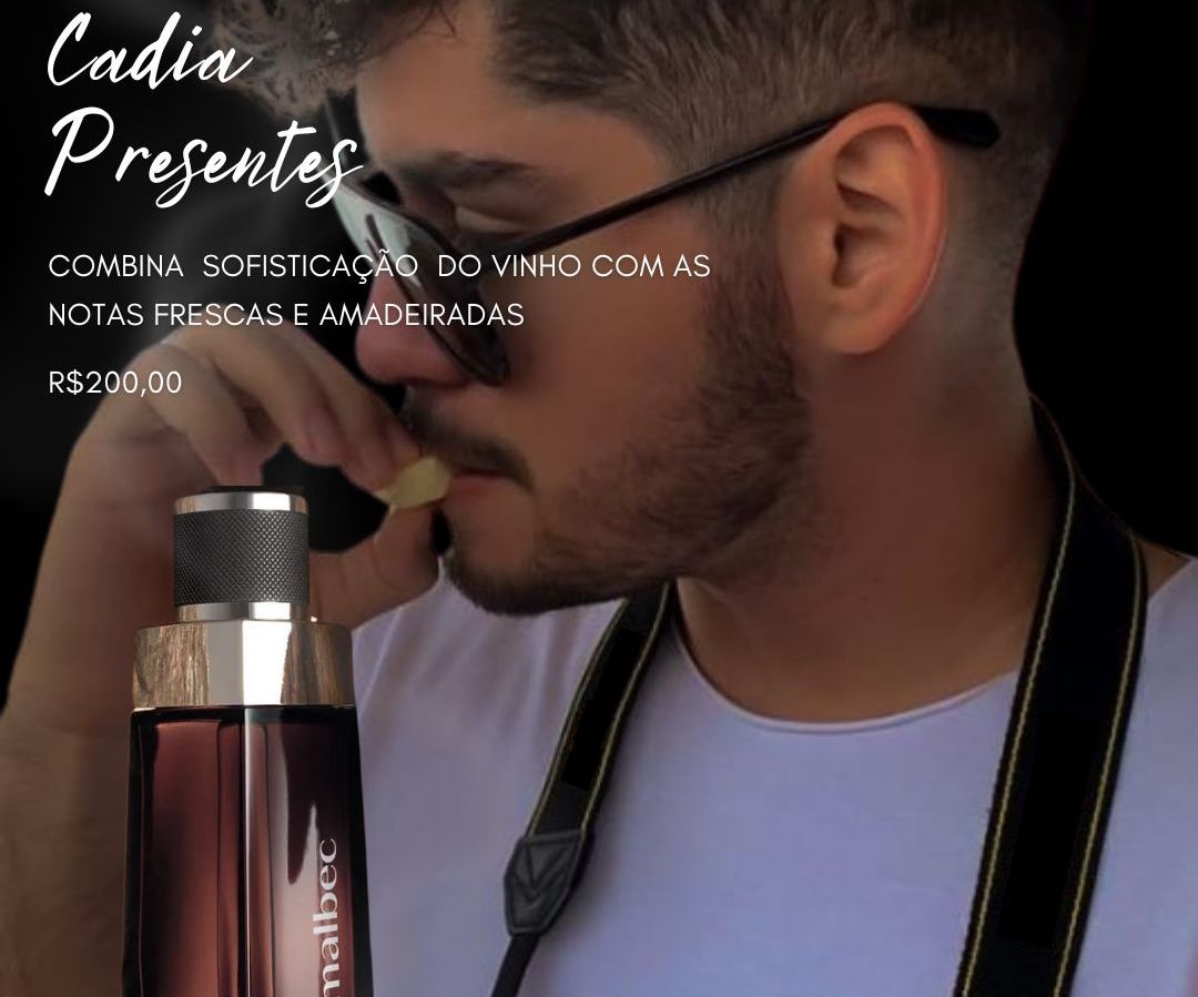 Malbec Tradicional Perfume Masc 100ml ♡ Cadia🦋Presentes