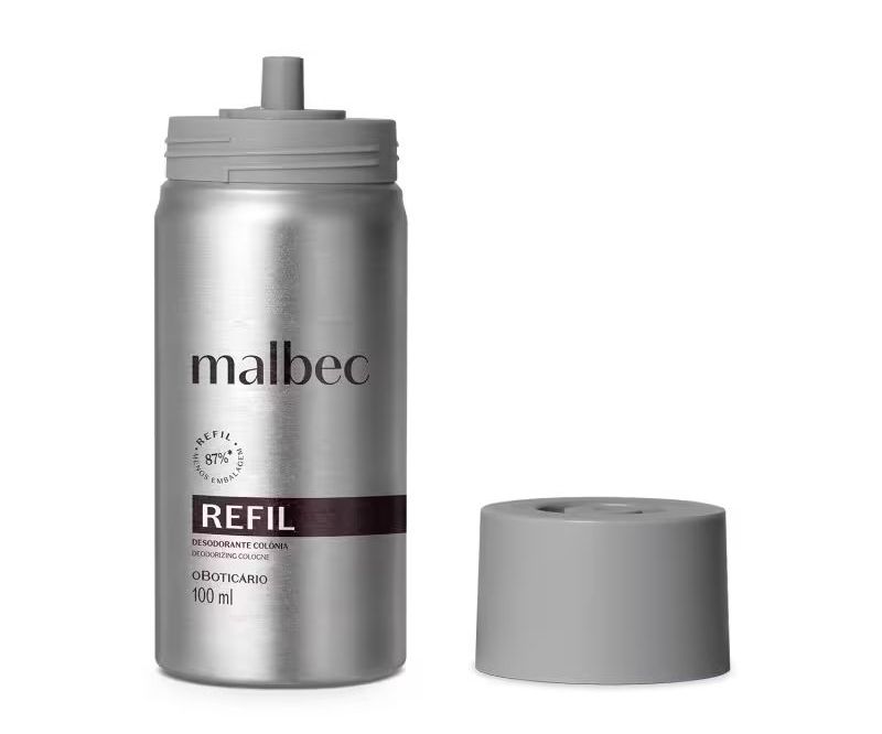 Refil Malbec Desodorante Colônia 100ml ♡ Cadia🦋Presentes