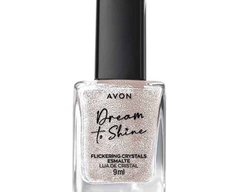 AVON FLICK LUA CRYSTAL ESMALTE 9ml ♡ Cadia🦋Presentes
