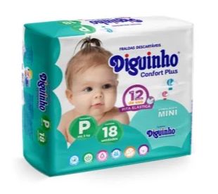 Fralda Diguinho Tam. P-M-G