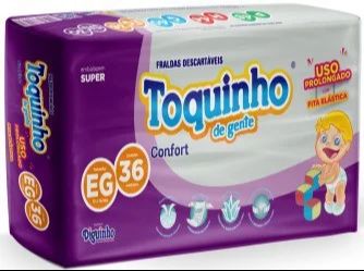 Fralda Toquinho Tam. P-M-G-EG-SXG