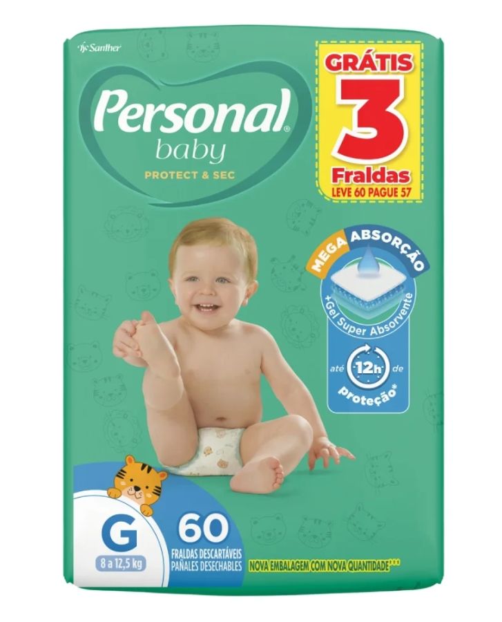 Fralda Personal Tam. G-XG