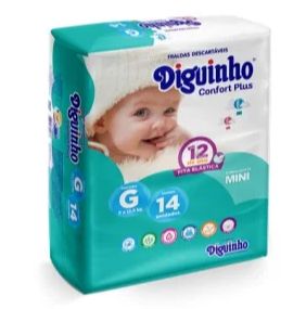 Fralda Diguinho Tam. P-M-G