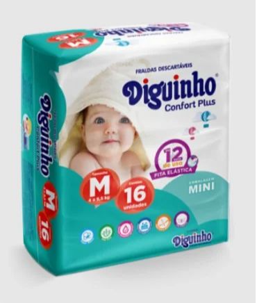Fralda Diguinho Tam. P-M-G