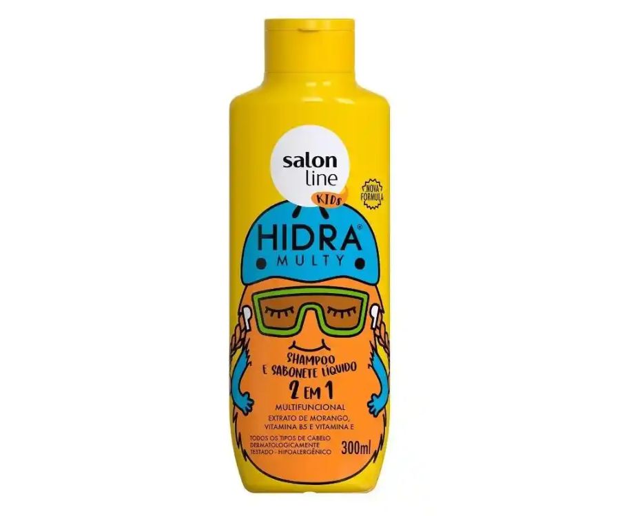 Shampoo e Sabonete Líquido Hidra Multy 2 em 1 - 300ml