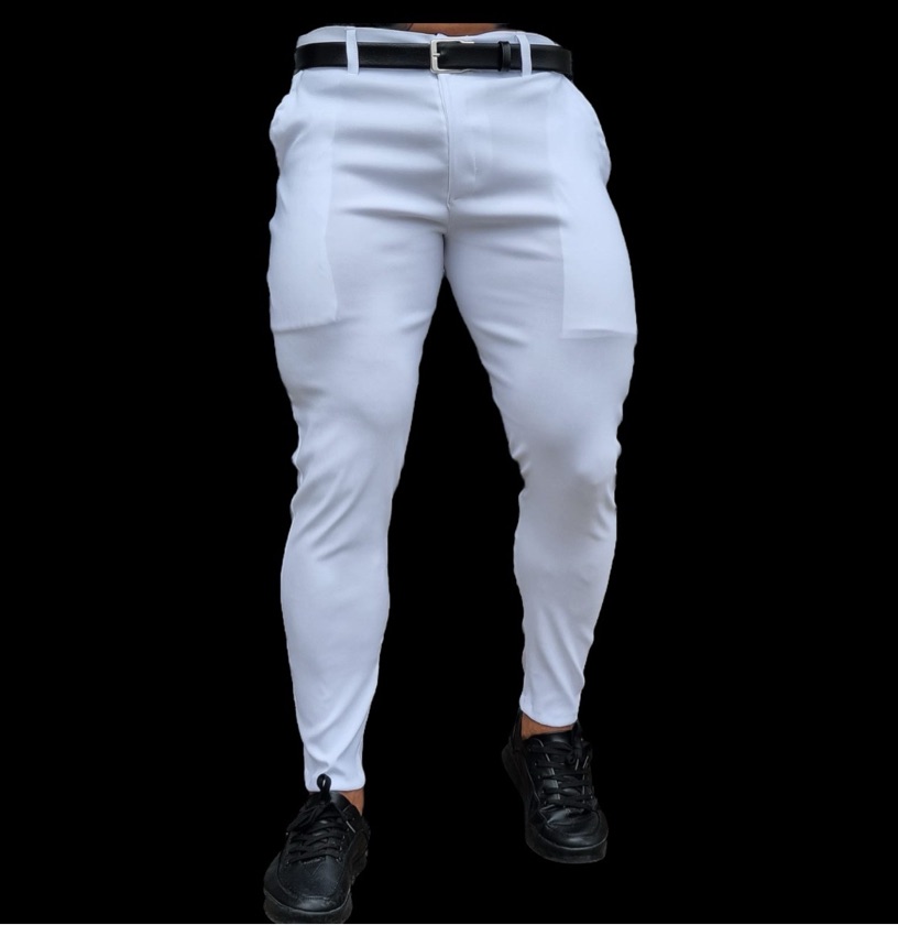 Calça Alfaiataria Bengaline Branca