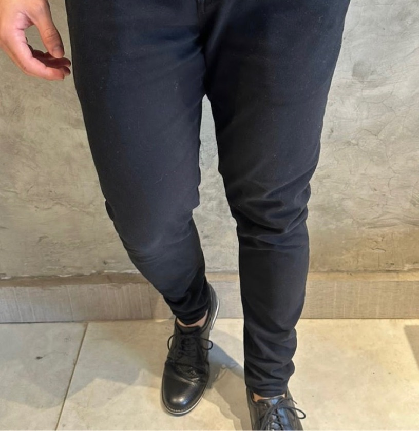 Calça Alfaiataria Sarja Preta