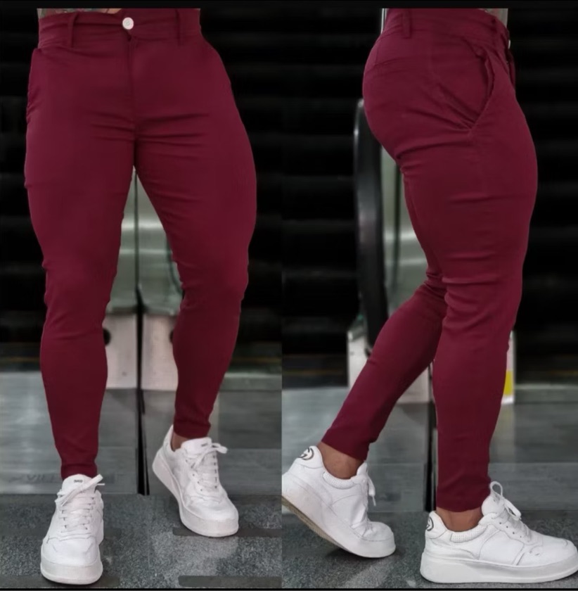 Calça Alfaiataria Bengaline Marsala