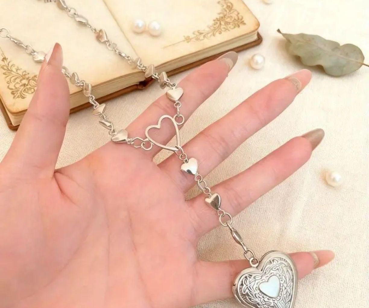 Relicario cad corazón aceroi plateado personalizado