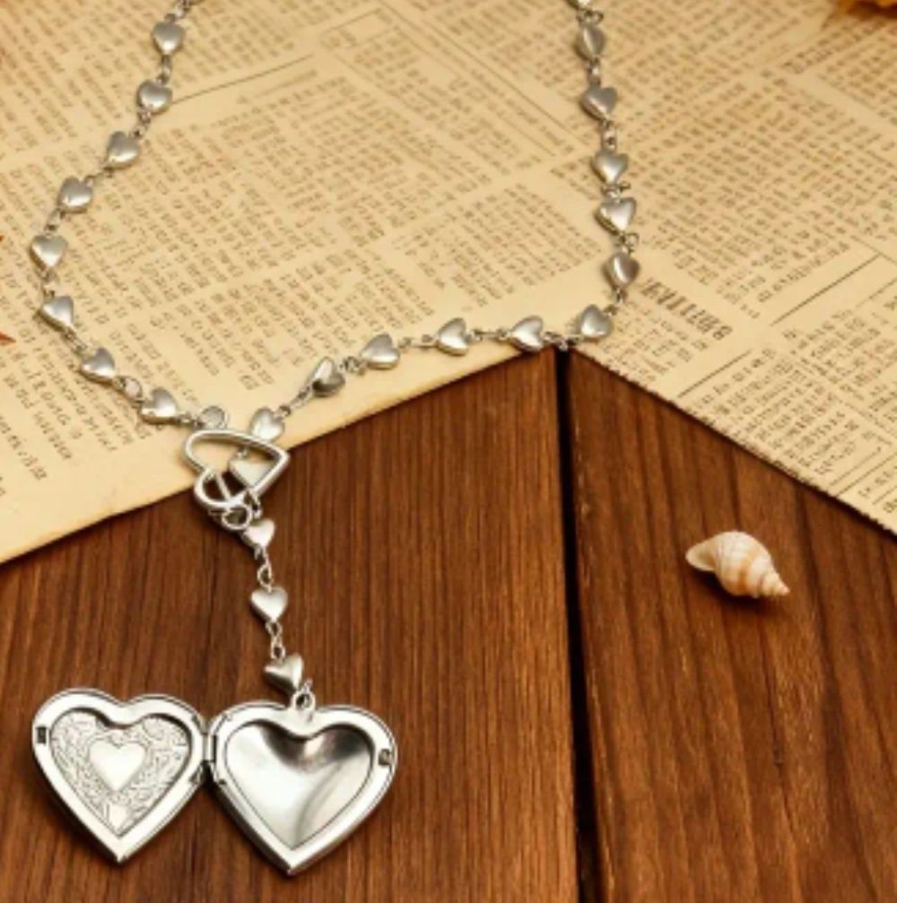 Relicario cad corazón aceroi plateado personalizado