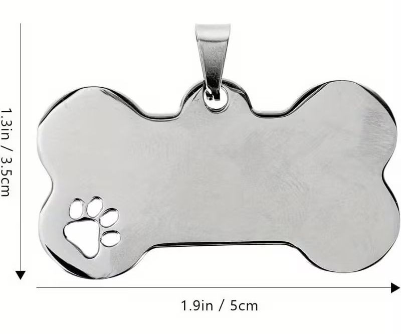 Placa huesito aceroi personalizada