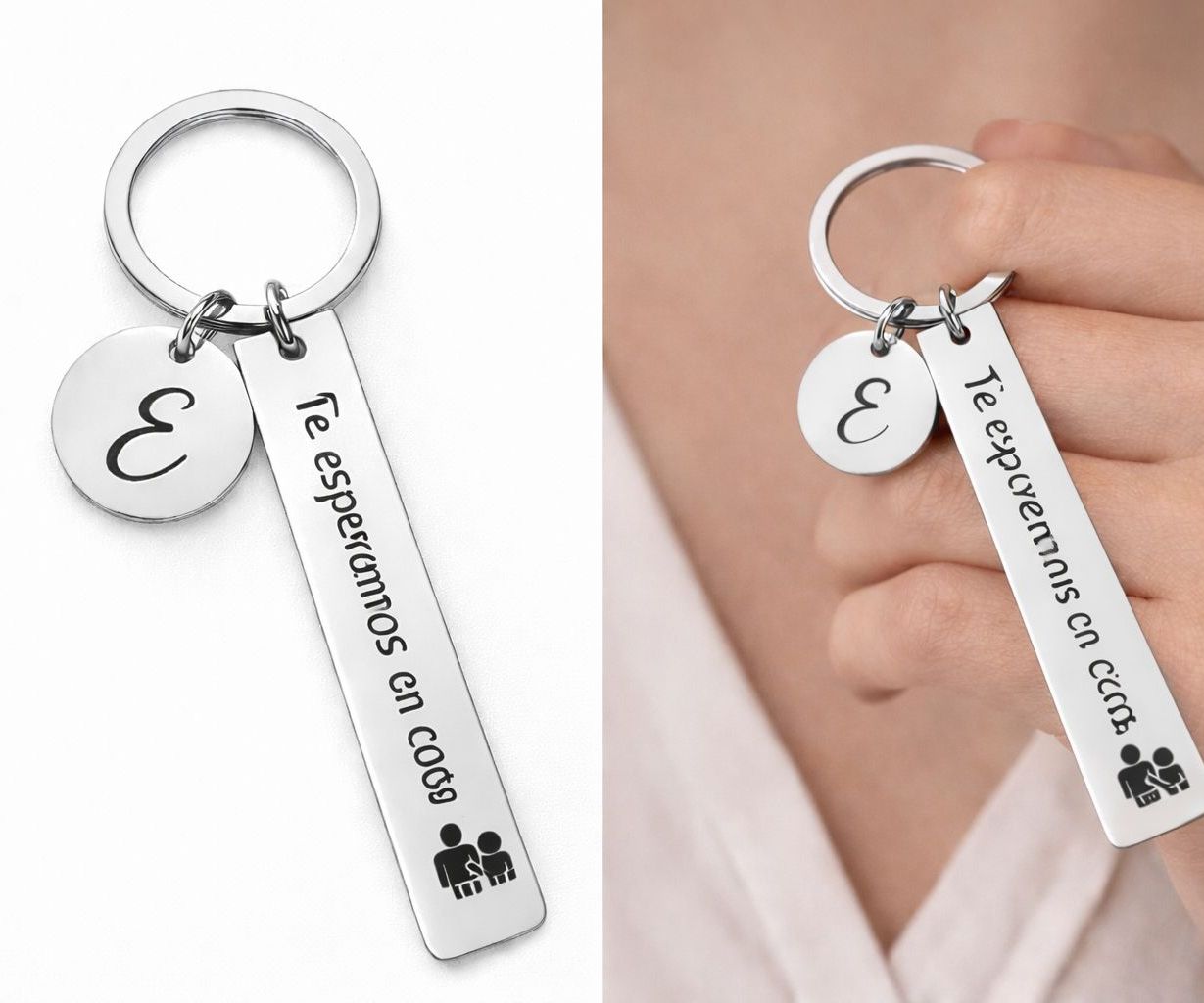 Llavero acero i personalizado