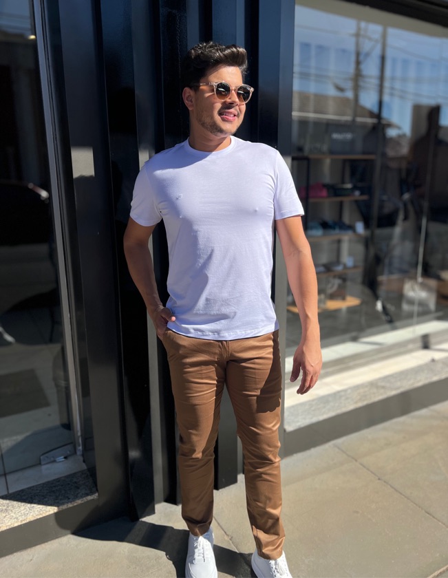 Calça Chino Sarja Salth Terra