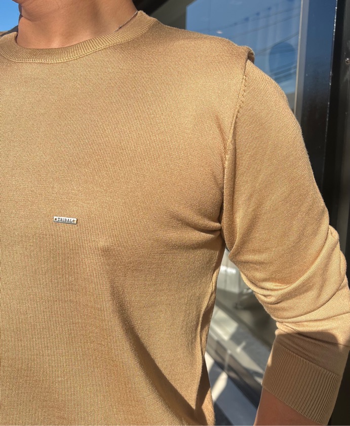 Blusa Fio Decote Bege