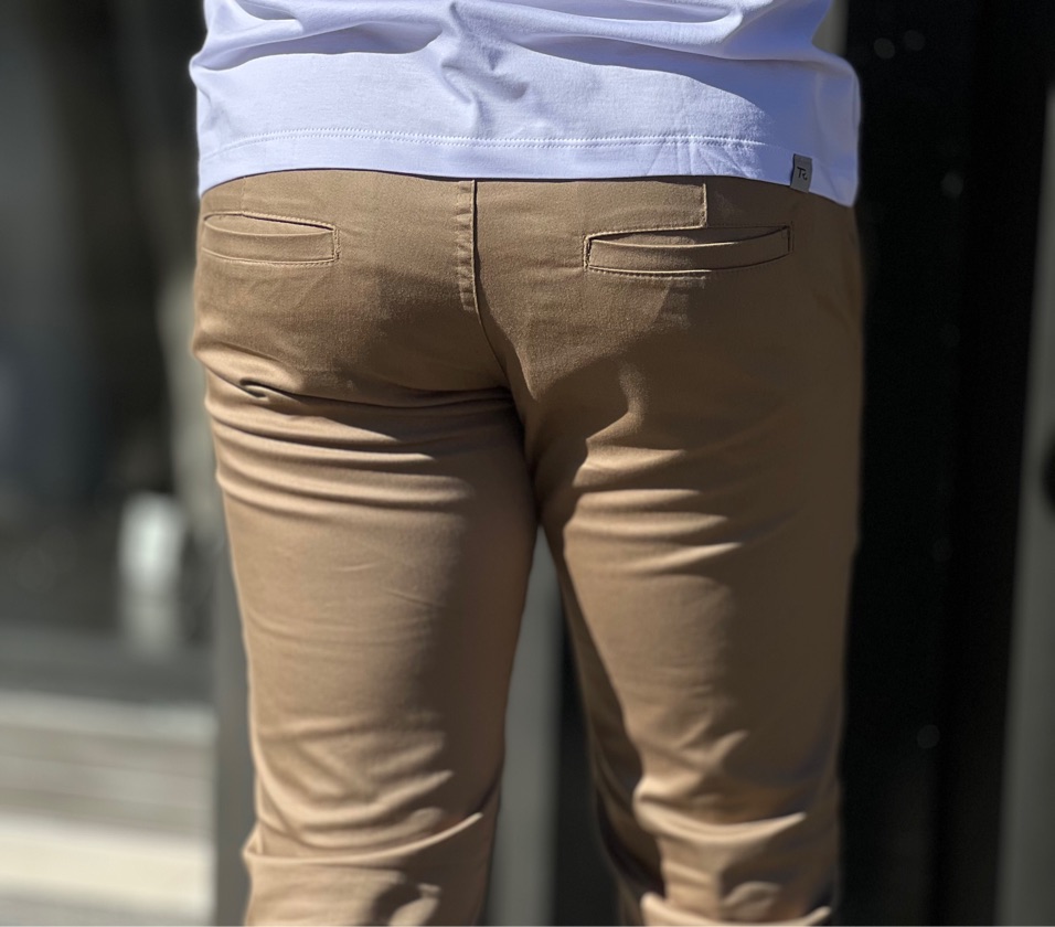 Calça Chino Sarja Salth Caqui