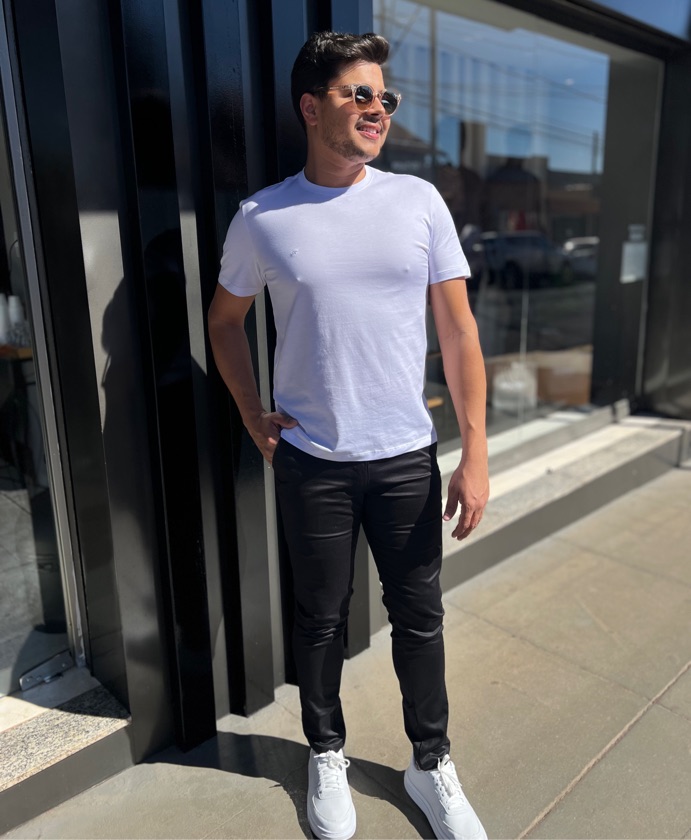 Calça Chino Sarja Salth Preto