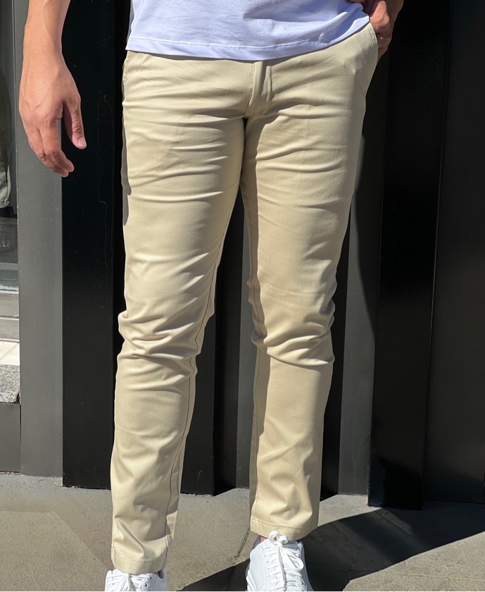 Calça Chino Sarja Salth Areia