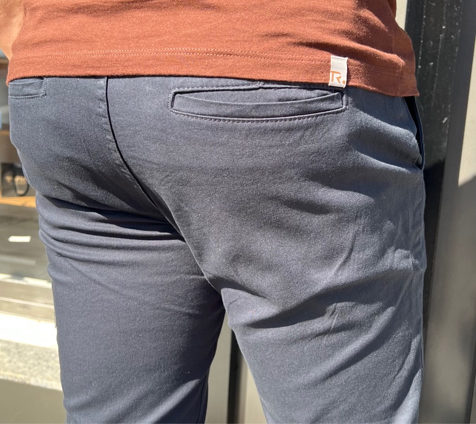 Calça Chino Slin Sibra Azul Marinho Ônix