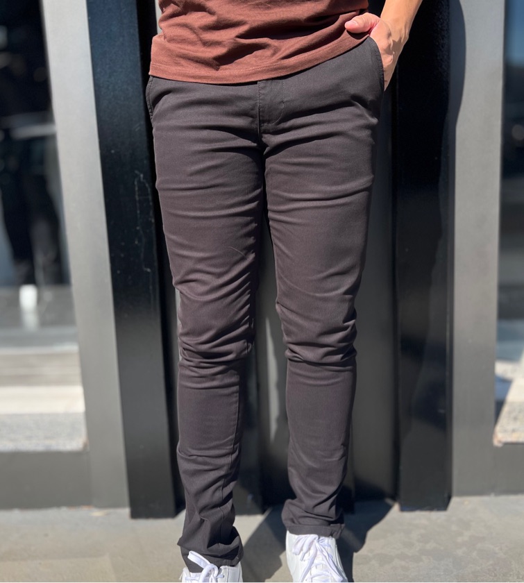 Calça Chino Slin Sibra Preto