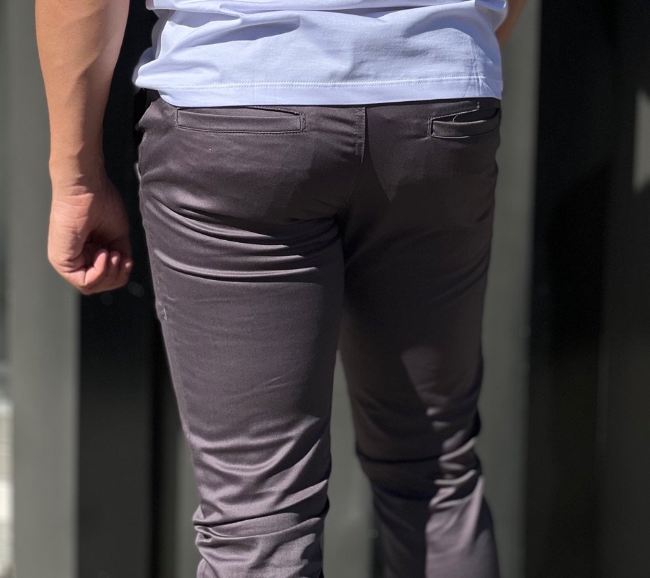 Calça Chino Sarja Salth Chumbo