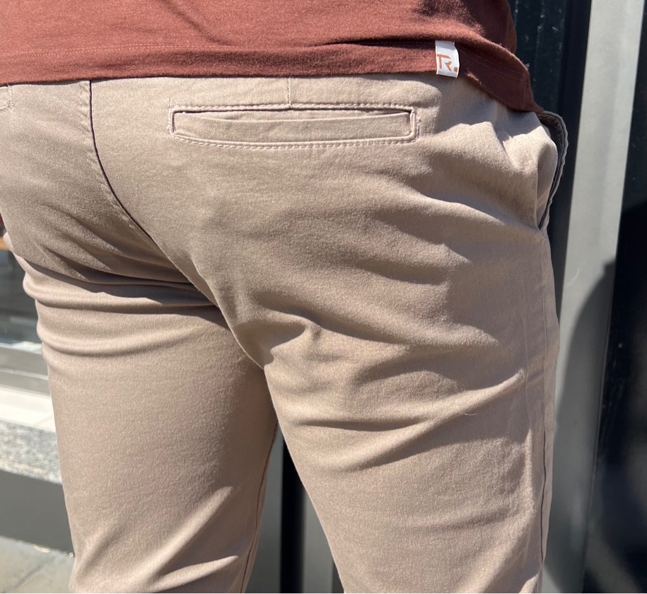 Calça Chino Slin Sibra Café