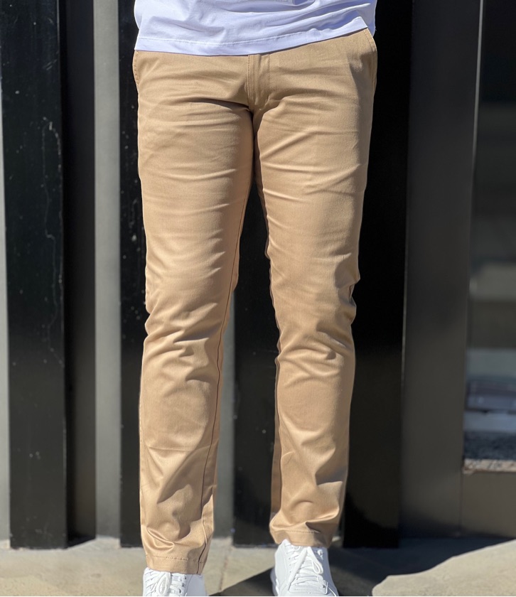 Calça Chino Sarja Salth Caqui
