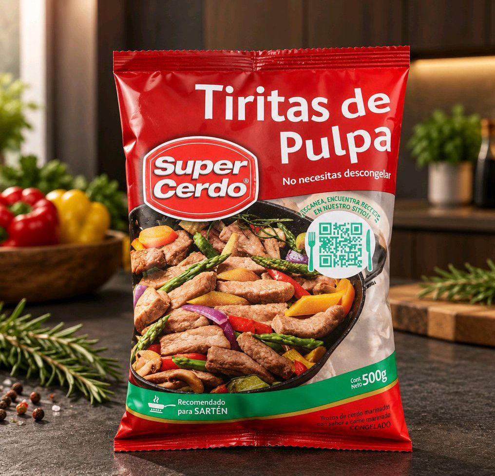 Tiritas de pulpa super cerdo 500gr