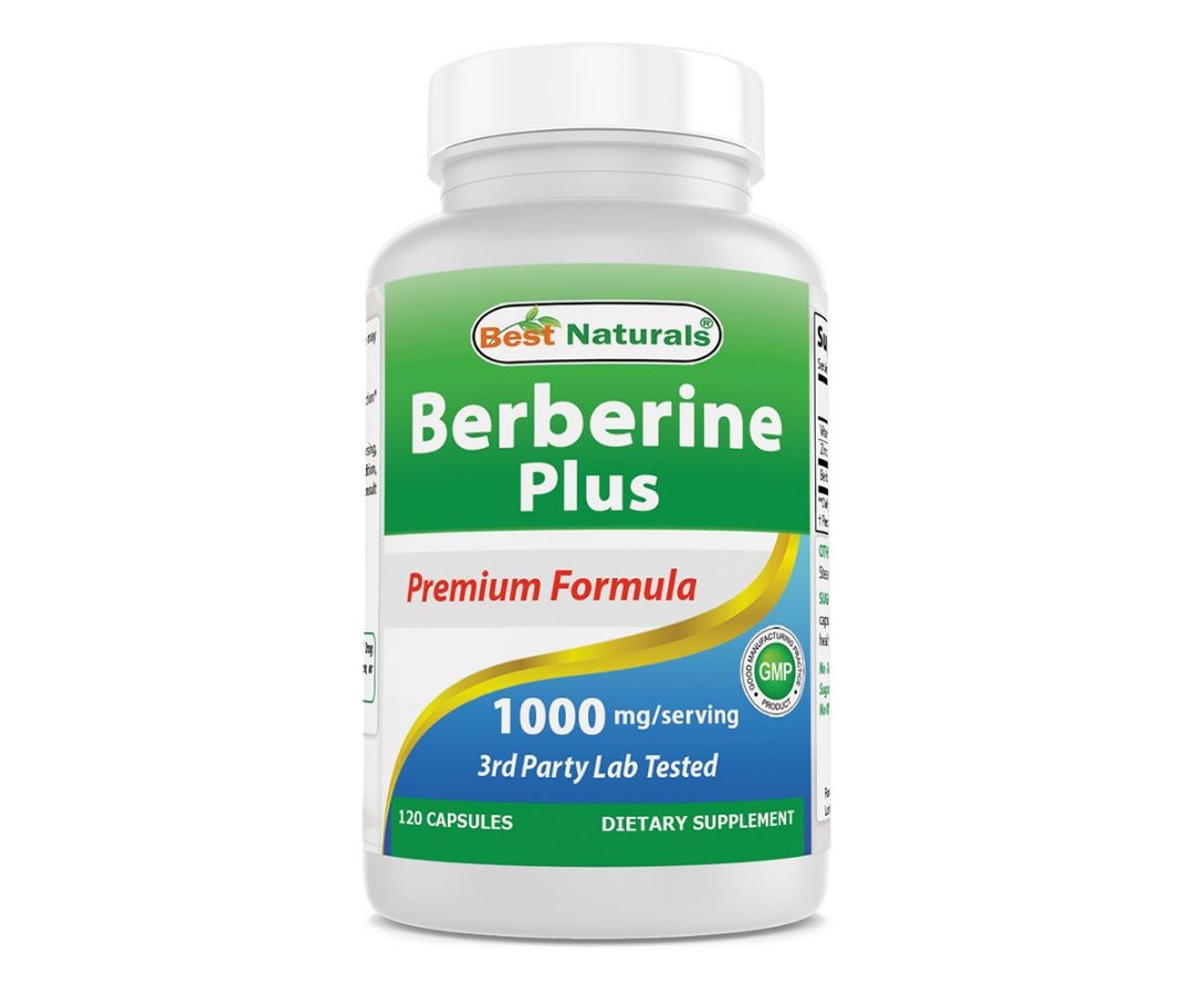 Berberina Plus (+Zinc + Vitamina C) - Best Naturals - 1000mg x120 Cápsulas