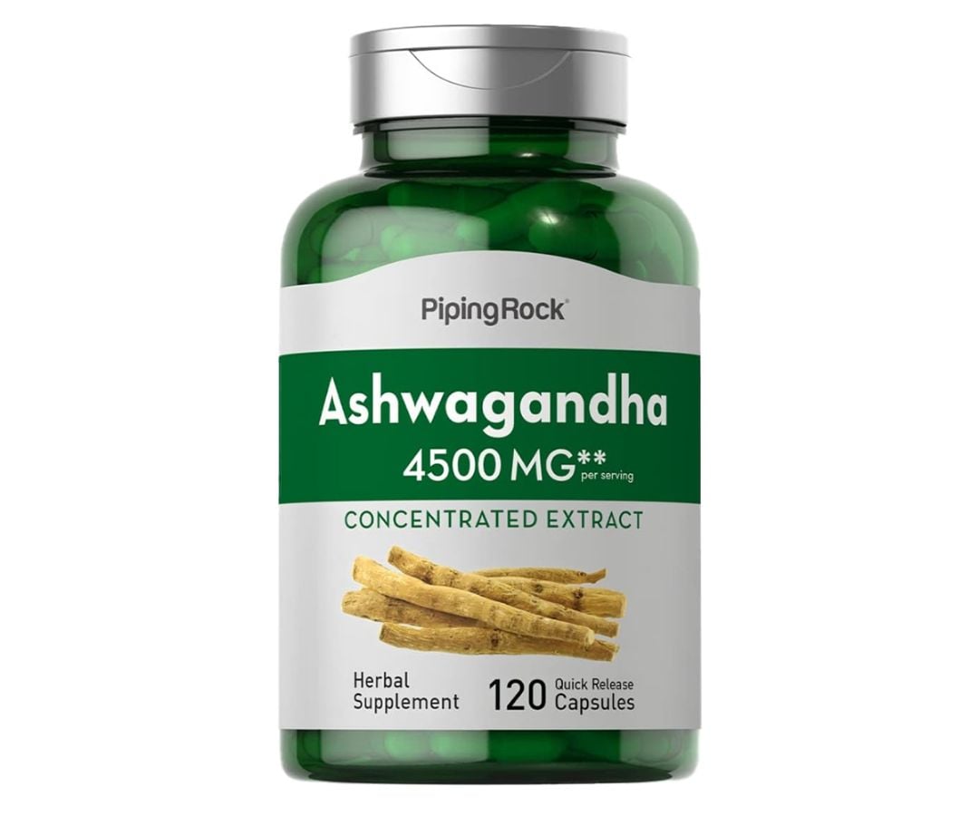 Ashwagandha - Piping Rock - 4500mg x120 Cápsulas