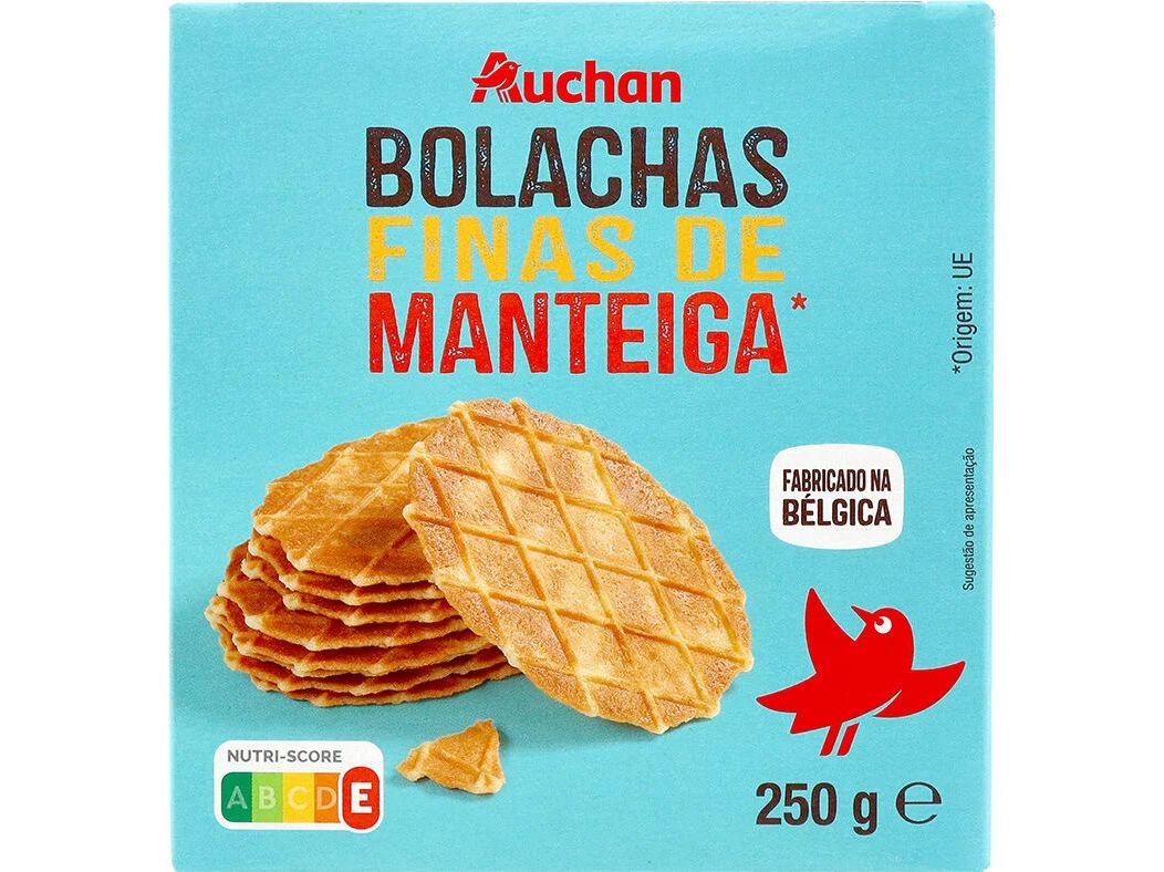 Auchan bolacha de manteiga 250g