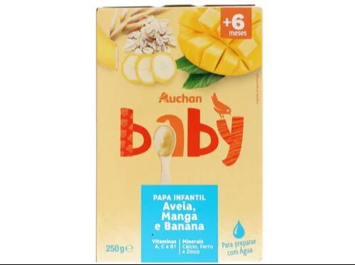 Auchan Papa Aveia Manga e Banana 250g