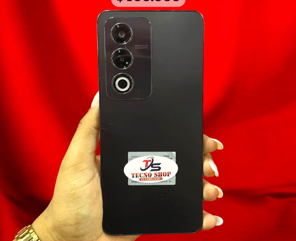 #3 Oppo A80 de 256 GB 12 RAM usado en perfecto estado cuenta con huella digital reconocimiento facial