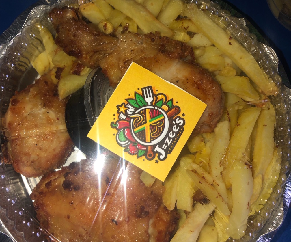 1 peice chicken & chips