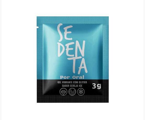 Gel Comestível Sachê Sedenta Por Oral Cereja Ice 3g