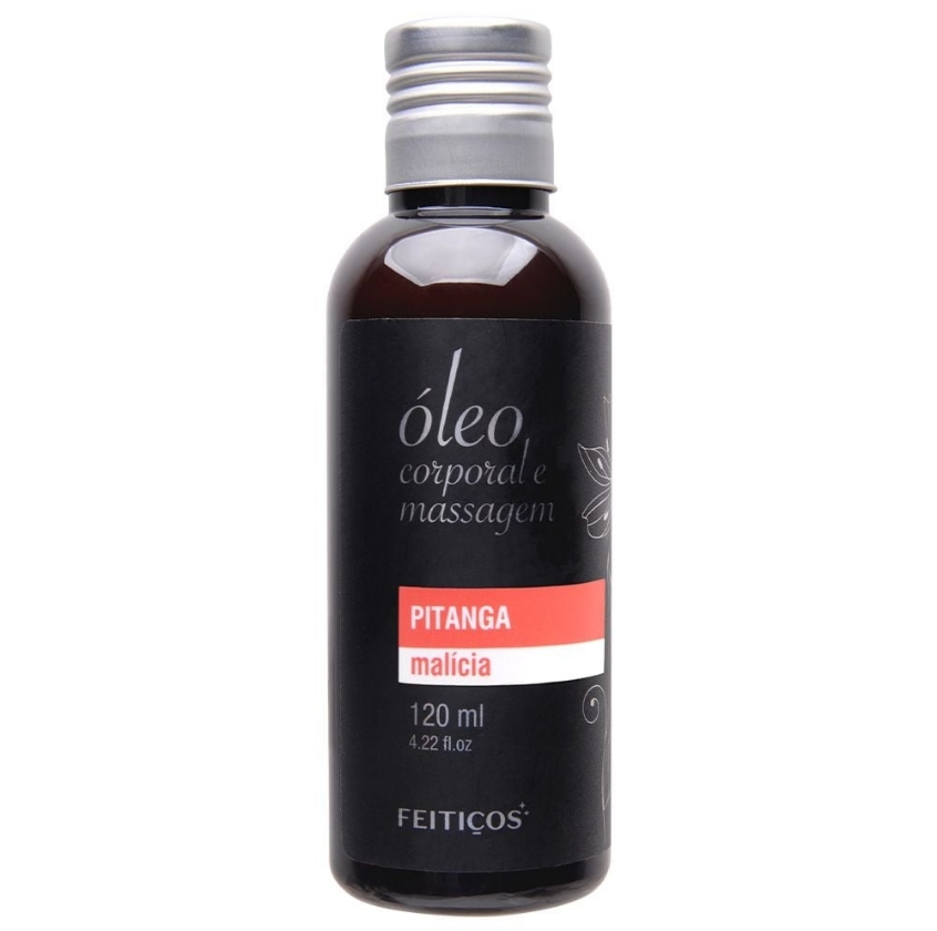 Óleo Aromático Corporal e Massagem Pitanga Malícia 120ml Feitiços