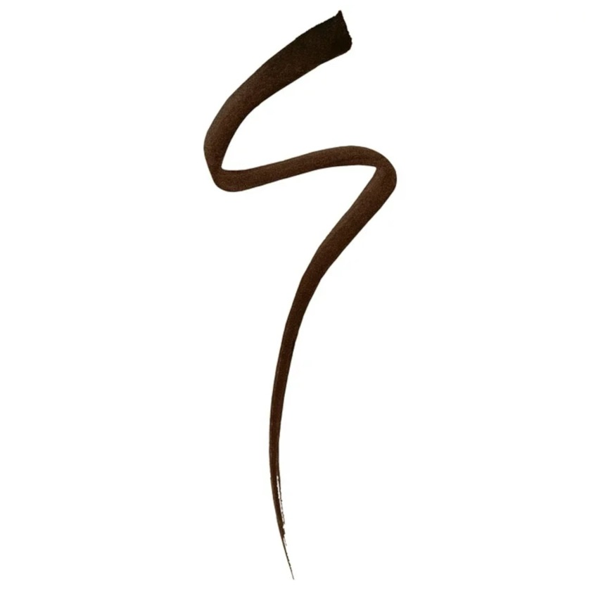 Delineador líquido Maybelline Tattoo Studio Liquid Ink Liner en el tono Dark Henna Brown