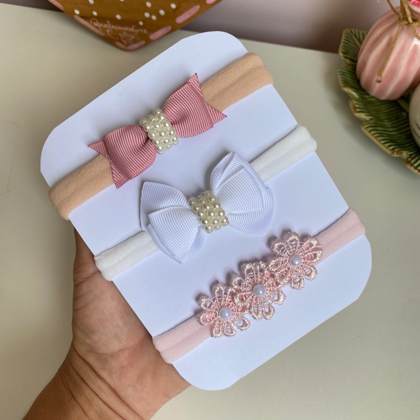 Kit de faixinhas para bebê