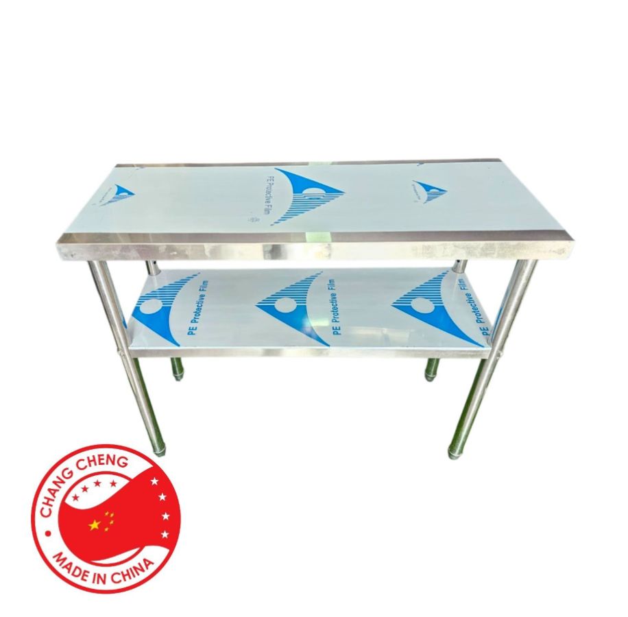 Mesa de cocina X2 niveles acero inoxidable