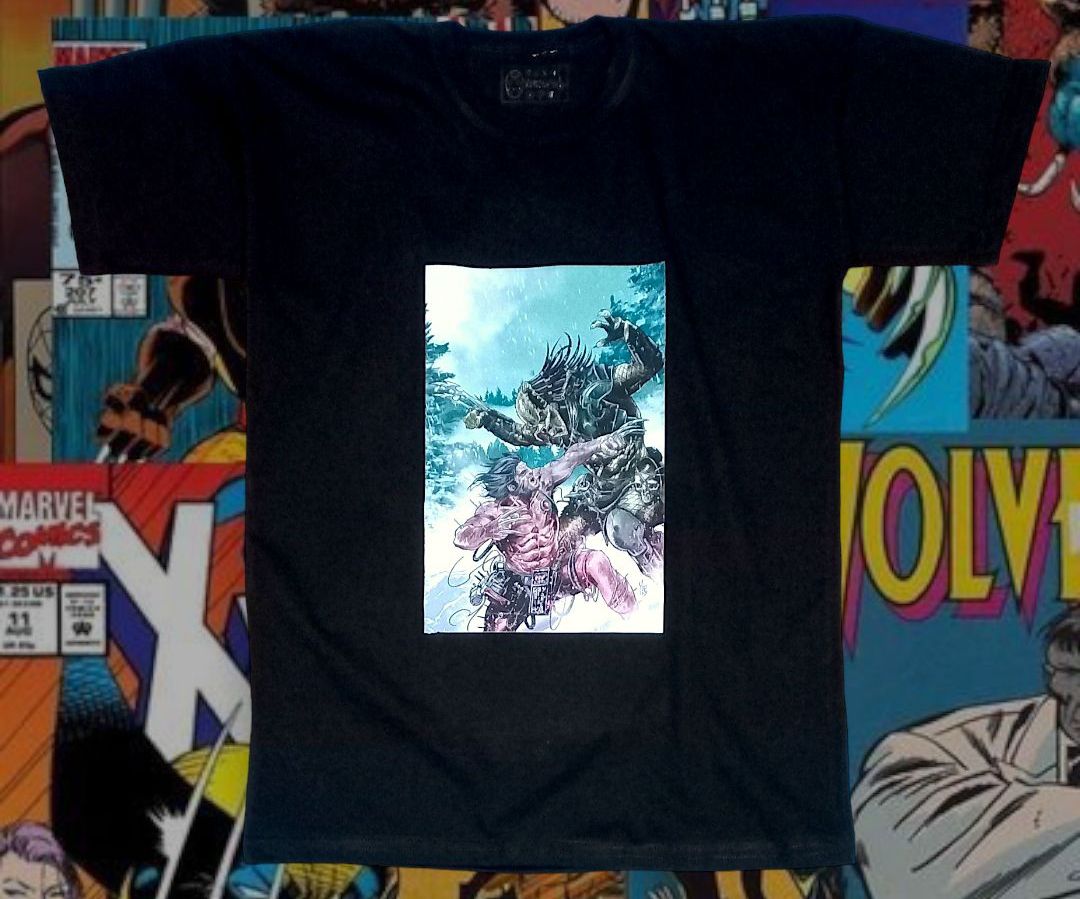 Polera wolverine vs depredador