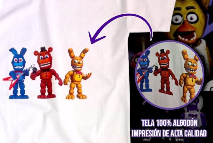Polera de FNAF world
